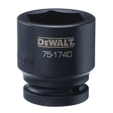 DeWALT DWMT75174OSP Impact Socket, 35 mm Socket, 3/4 in Drive, 6-Point, CR-440 Steel, Black Oxide